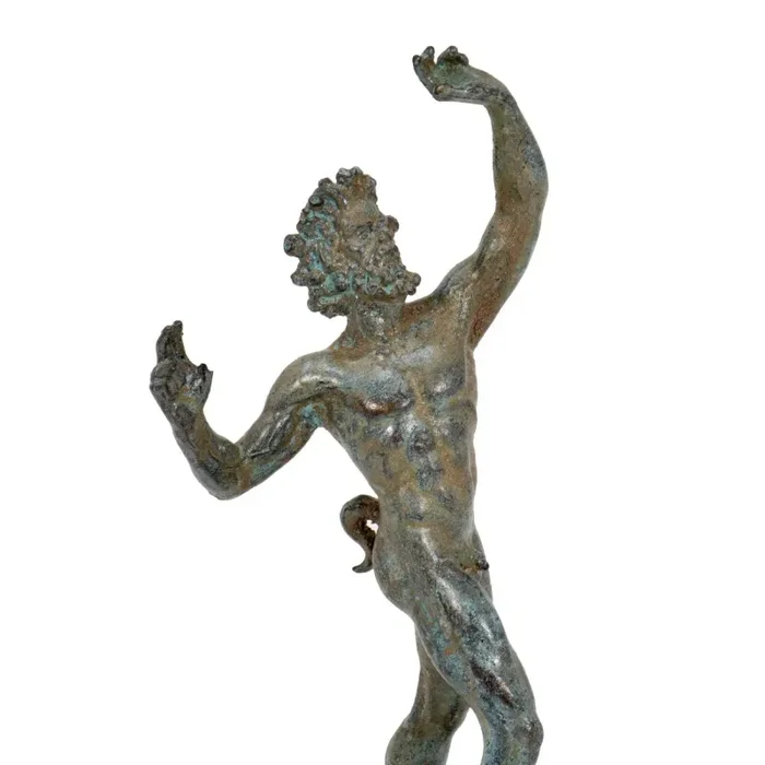 Statuetta in bronzo Fauno Danzante di Pompei In saldo - immagine 2