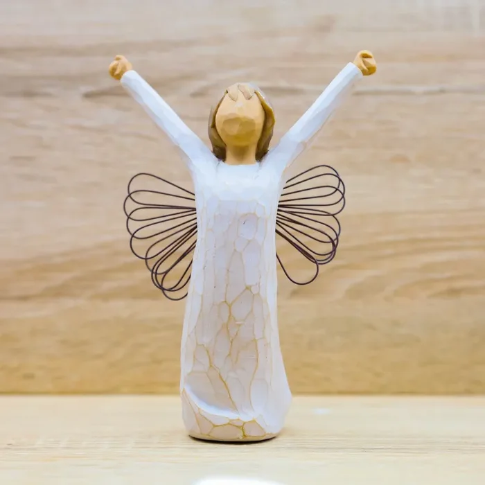 Statuina “Angelo del coraggio” Willow Tree - immagine 2