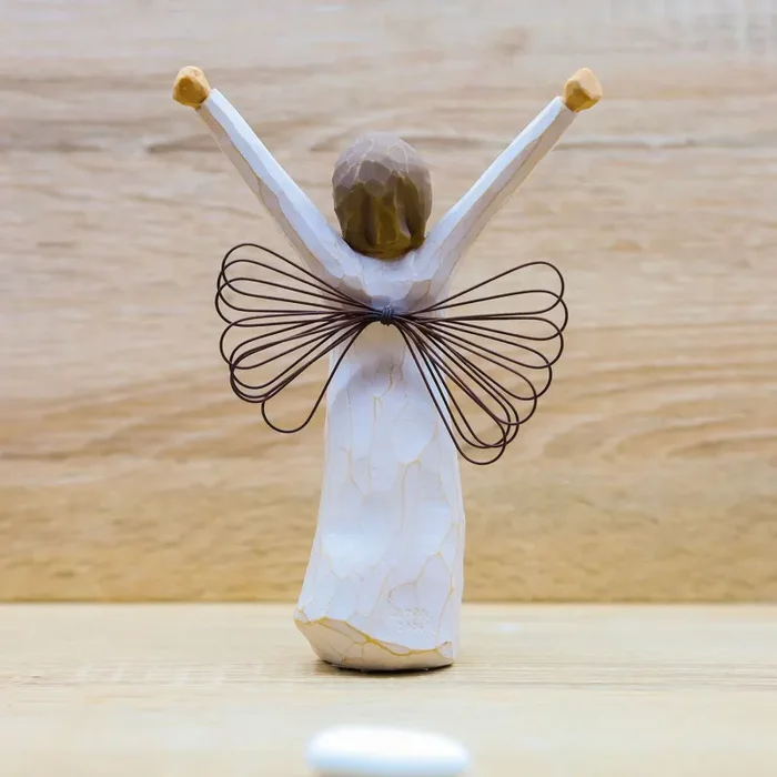 Statuina “Angelo del coraggio” Willow Tree - immagine 3