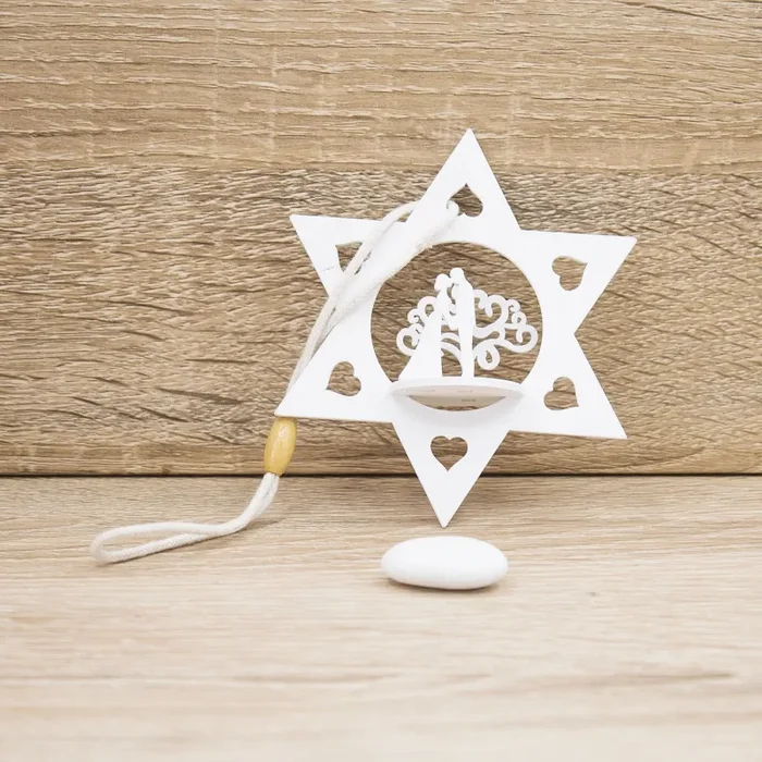 Stella da Appendere con Sposi Fornitura