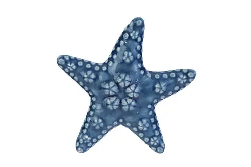 STELLA MARINA BLU IN PORCELLANA (diam.14cm) Sconti