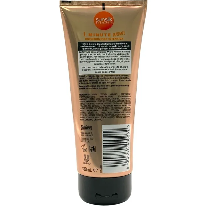 Sunsilk co creations trattamento 1 minute ricostruzione intensiva per capelli danneggiati 180 ml - immagine 2