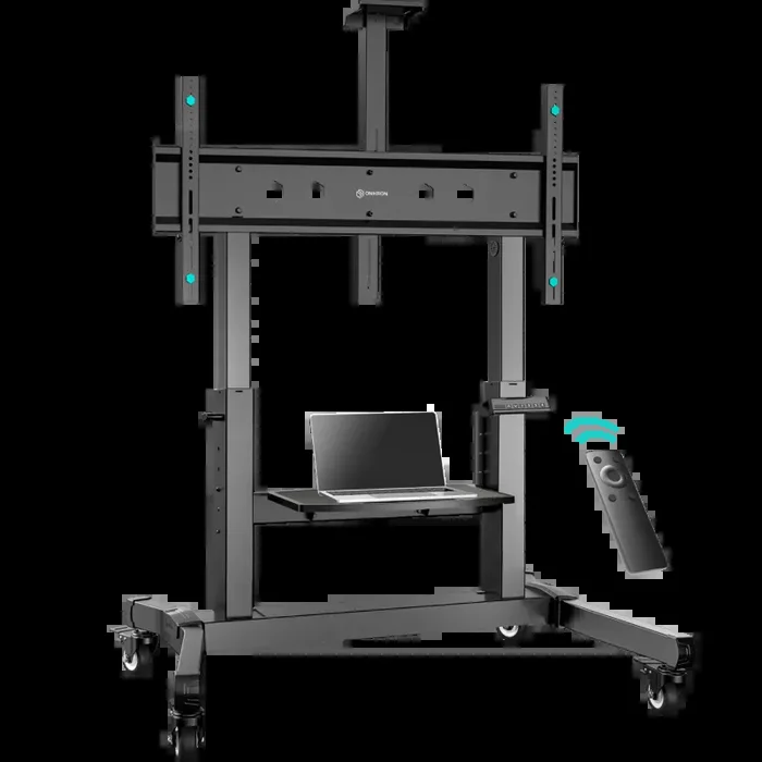 Supporto Mobile Motorizzato per TV o Pannelli Interattivi 50″-100″, max 130 kg, Nero TS1991E