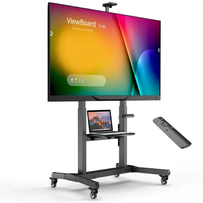 Supporto Mobile Motorizzato per TV o Pannelli Interattivi 50″-100″, max 130 kg, Nero TS1991E - immagine 2
