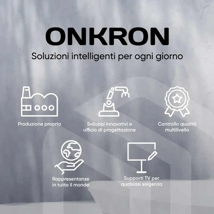 Supporto Mobile per TV con Supporto 23″-60″, max 45 kg, Nero TS1137 - immagine 2