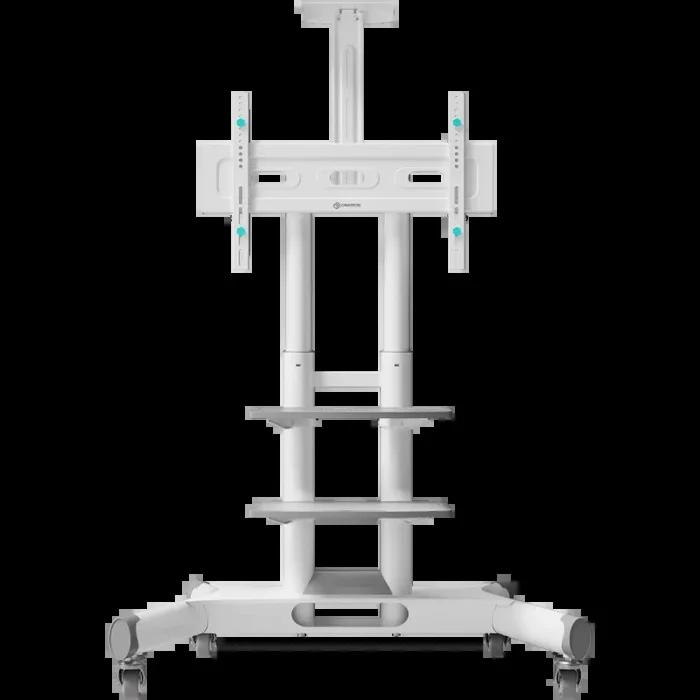 Supporto Mobile per TV e Display Professionali 40″-70″, max 60,5 kg, Bianco TS1552