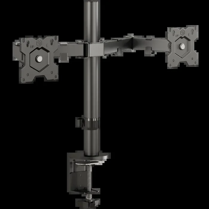 Supporto per 2 monitor carico max 16 kg (2×8 kg) nero D221E-B