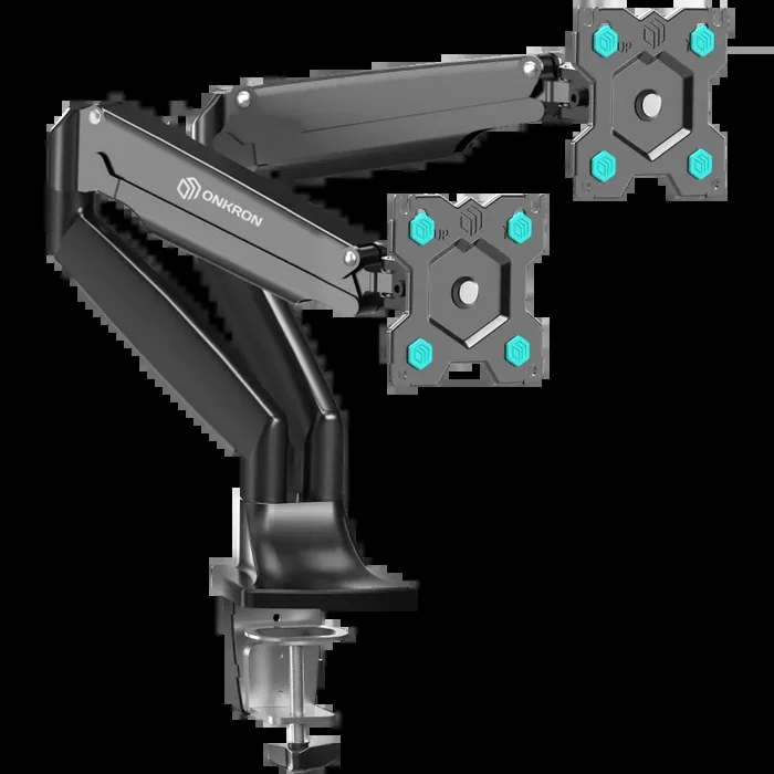 Supporto per due monitor da scrivania 13″ – 32″ Pollici fino a 9 kg, nero G200-B