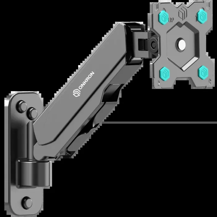 Supporto TV da parete per schermi 13″ – 34″, max 8 kg nero G120-B