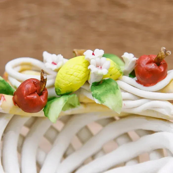 Svuotatasche Piccolo Linea Frutta Porcellana di Capodimonte - immagine 3