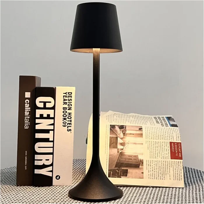 T’ILLUMINO Lampada Ellon Touch H 380 Mm D 107 Mm 5200 mAh 3,5 W Ruggine