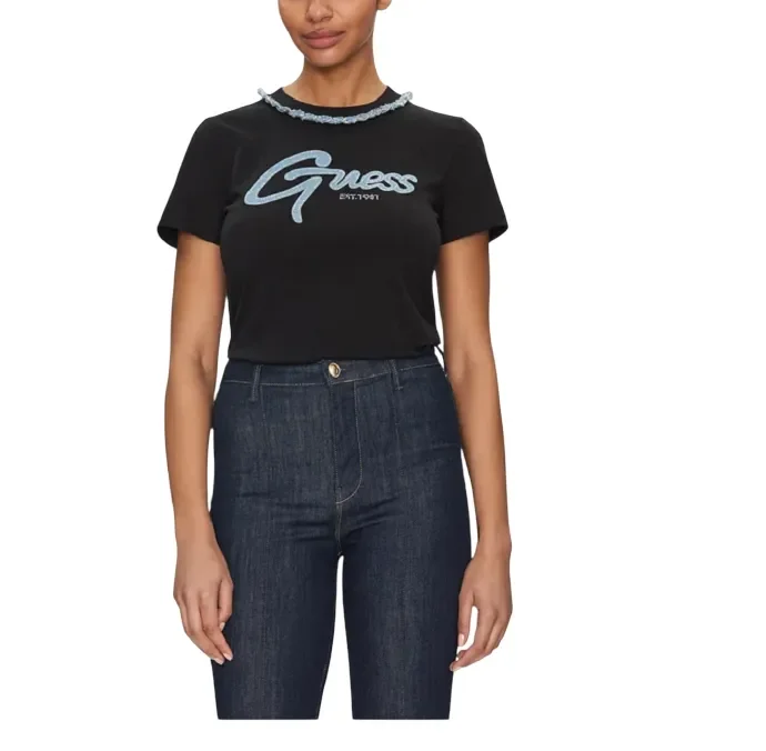 T-Shirt Donna Guess Art W5GI03 I3Z14 Vendita calda