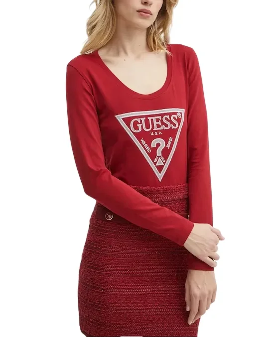 T-shirt donna Guess art W5RI65 J1314