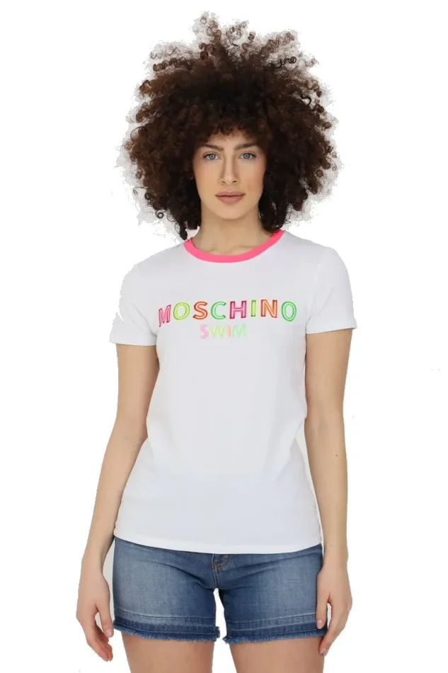 t-shirt donna moschino art A1902 2116 0001 colore foto misura a scelta - immagine 2