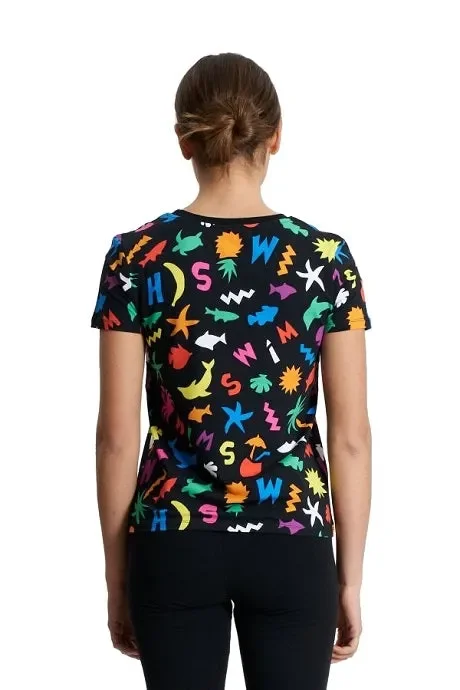 T-Shirt Donna Moschino Art A1903 2118 Colore a scelta Misura a scelta Moda - immagine 3