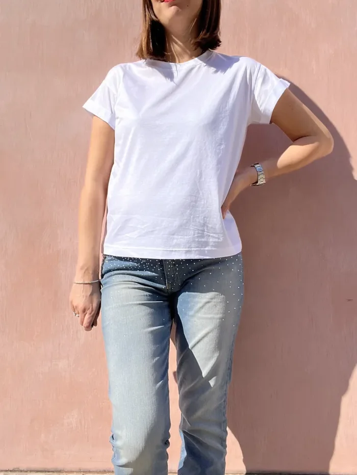 T-SHIRT GIROCOLLO FILO DI SCOZIA