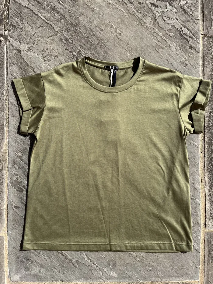 T-SHIRT GIROCOLLO FILO DI SCOZIA - immagine 3