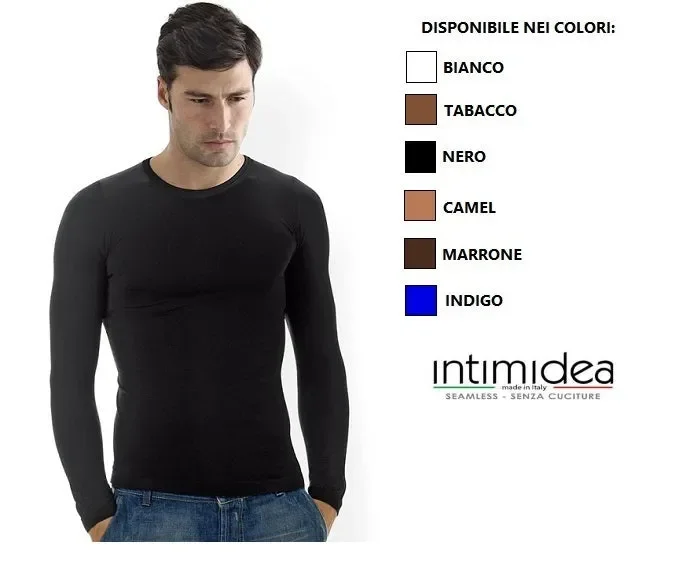 T-SHIRT UOMO INTIMIDEA IN MICROFIBRA ART. 200079 COL. E MIS. A SCELTA