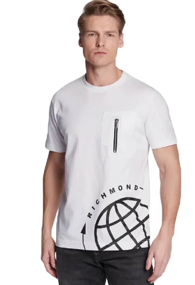 T-Shirt Uomo Jhon Richmond Art. UMP23089TS P-E 23 Colore foto misura a scelta