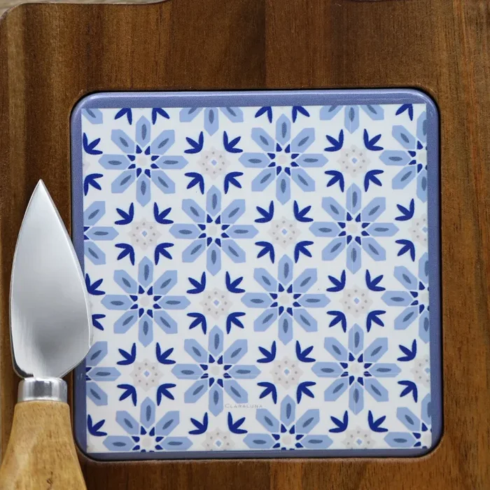 Tagliere Acacia con Maioliche Claraluna Vendita calda online - immagine 3