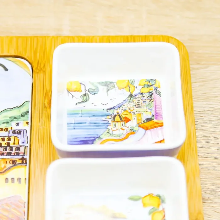 Tagliere con Ciotole Linea Capri Madrhélen - immagine 3