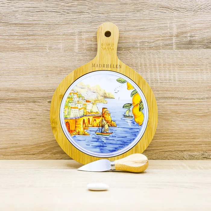 Tagliere Tondo Linea Capri Madrhélen Vendita calda online