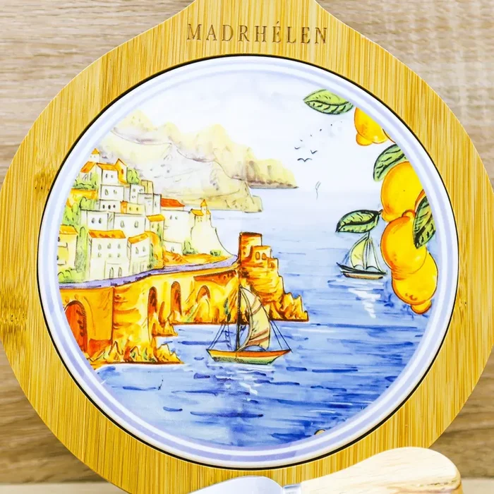 Tagliere Tondo Linea Capri Madrhélen Vendita calda online - immagine 2