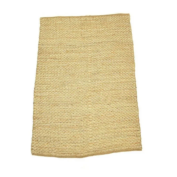 Tappeto intrecciato in cotone e juta