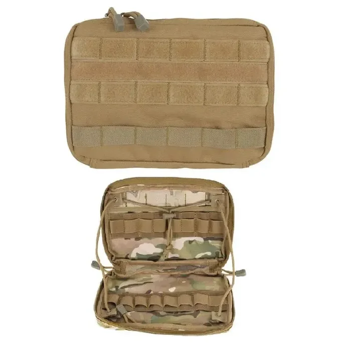 Tasca Organizer Large con attacco molle – Coyote