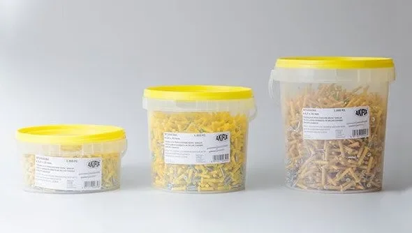 Tassello a percussione testa bombata in nylon 6×38