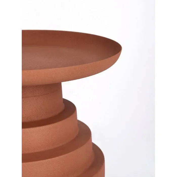 Tavolino moderno in acciaio 40 cm – Amba - immagine 2