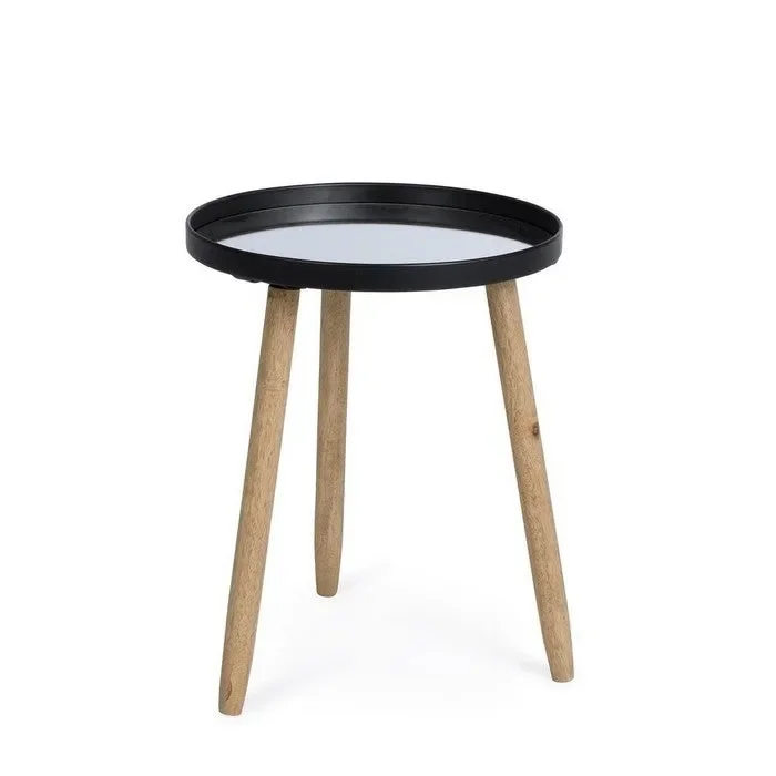 Tavolino tondo scandinavo con gambe in legno – Edvard Fornitura