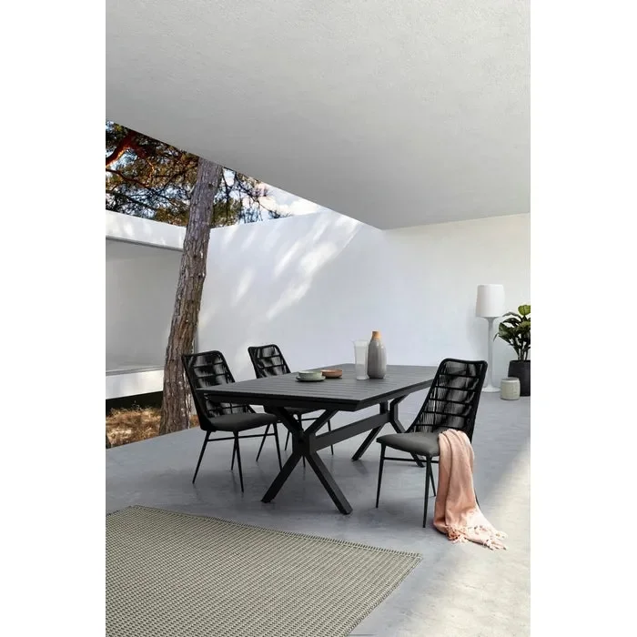 Tavolo da giardino allungabile in alluminio 200-300×110 cm – Kenyon - immagine 3