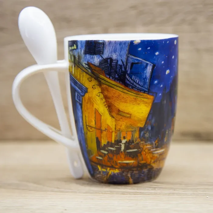 Tazza “Terrazza del Caffè la Sera” di Van Gogh Enesco - immagine 2