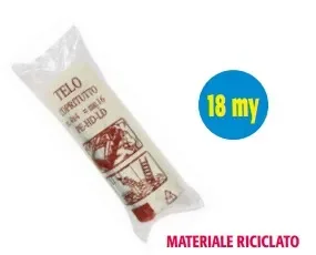 Telo copritutto PE m 4×25 materiale riciclato