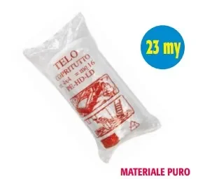 Telo copritutto PE m 4×4 materiale puro