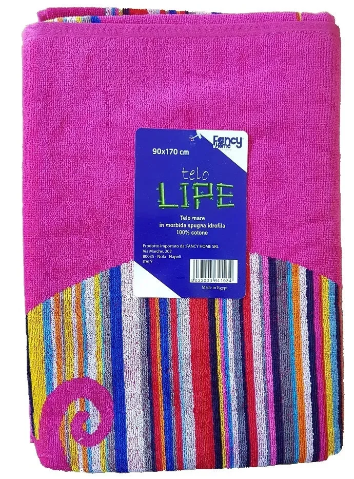 TELO MARE FANCY HOME ART LIFE COLORE A SCELTA MISURA UNICA - immagine 3