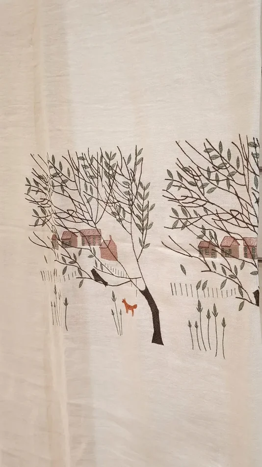 Tenda Lino ricamo Brunico