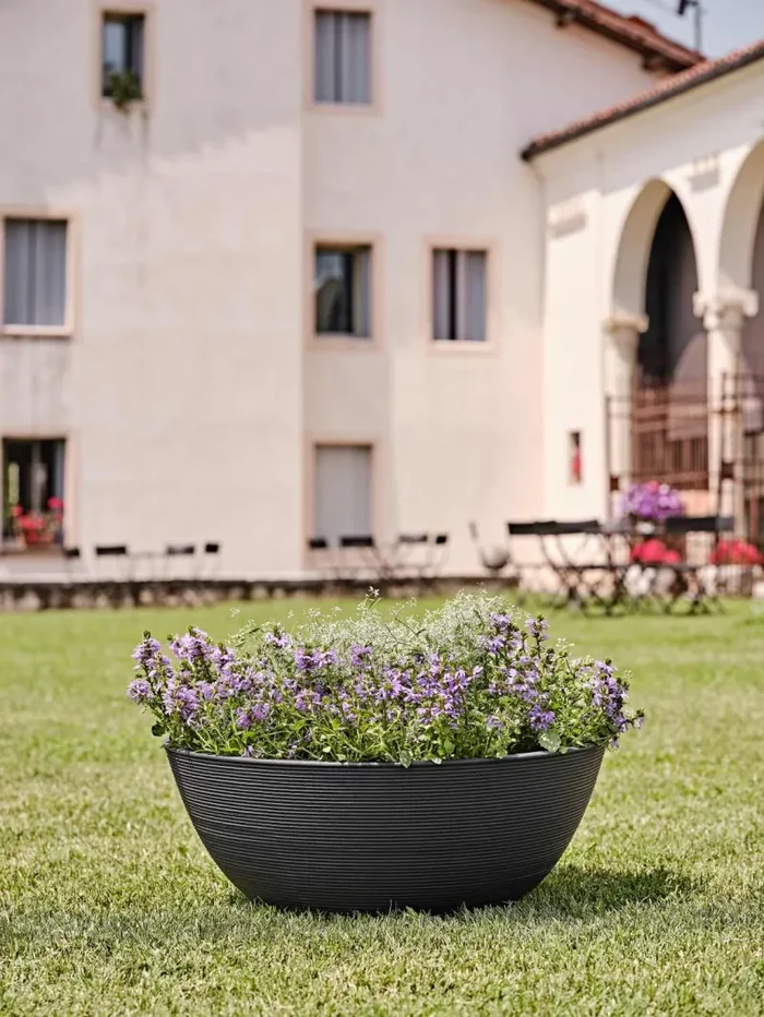 TeraPlast Ciotola Sahara 80 Dot Ash Plastica Riciclata - immagine 2