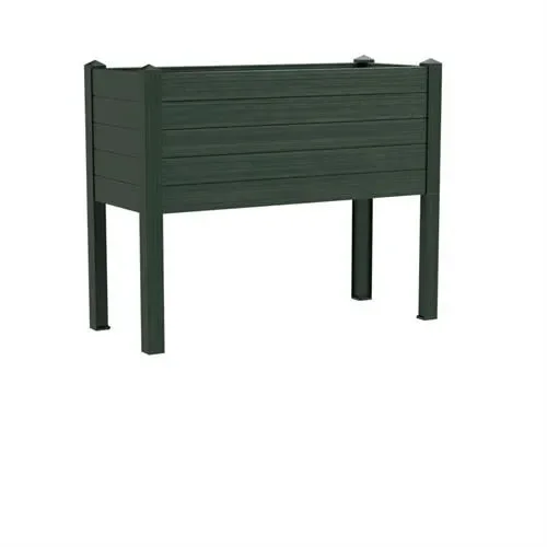 TeraPlast Fioriera Trama 015 Dark Forest H 80 Cm 100 x 42 Cm Resina