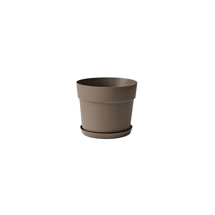 TeraPlast Sottovaso Orma Saucer 33 Sand Plastica Riciclata - immagine 2