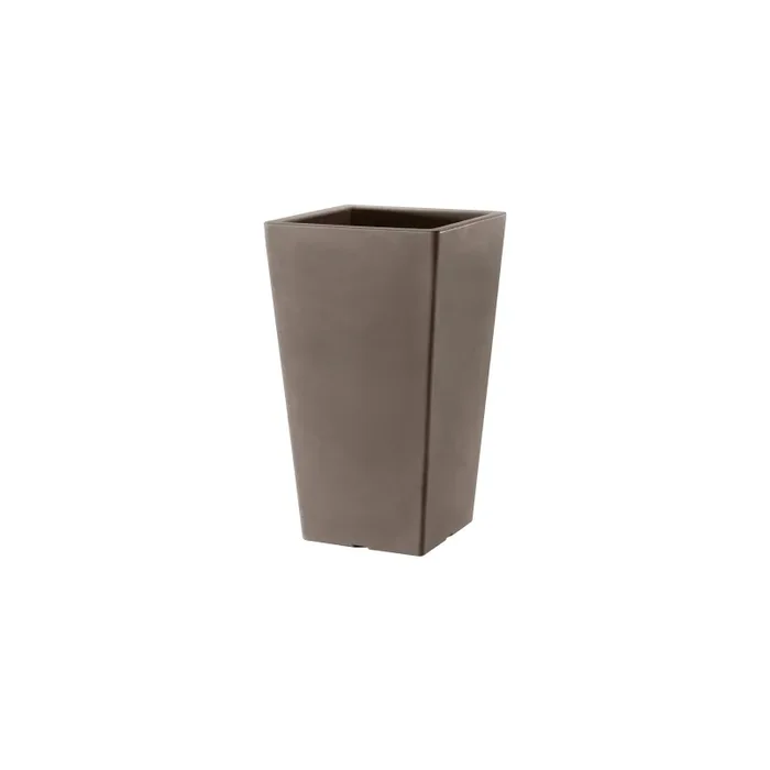 TeraPlast Vaso Pasubio Alto 100 Cm Cappuccino Resina