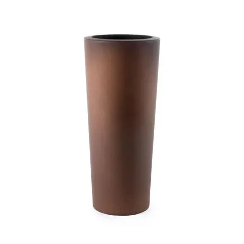 TeraPlast Vaso Schio Cono Alto 110 Cm Bronzo Resina Sconti