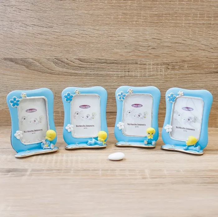 Titti portafoto celeste Looney Tunes