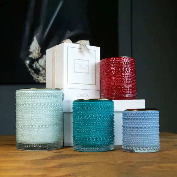 Tom Ch London Candela in Vetro Grande con Coperchio Nera - immagine 2