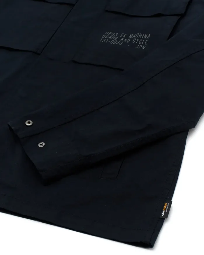 Tommy Poplin Surf Shirt Black – Deus Ex Machina - immagine 3