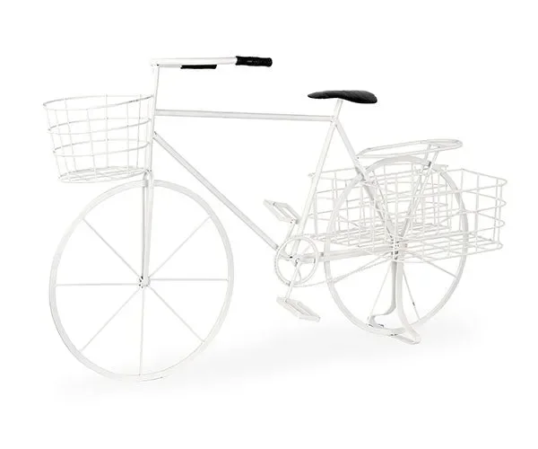 Tono Su Tono Bicicletta Bianca Decorativa 109 x 40 x 66 Sconti