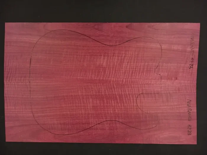 Top Amaranto marezzato