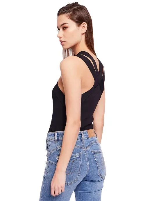 Top donna Denny Rose art 311DD50004 P-E 23 colore nero misura a scelta - immagine 2