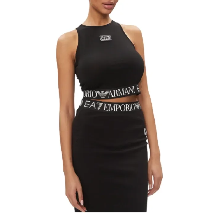 Top Donna EA7 Art 3DTH58 TJKUZ